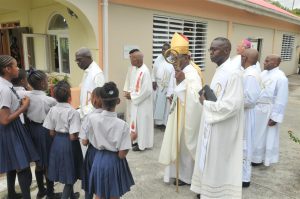IN PICTURES: Cardinal Kelvin Felix celebrates in Morne Jaune