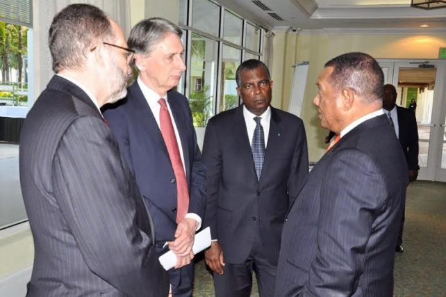 The Foreign Secretary meets with Caribbean leaders 