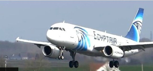 The flight was just 20 minutes from landing at Cairo International Airport 