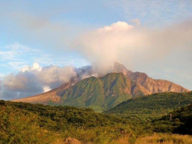 Geothermal activity in Montserrat 