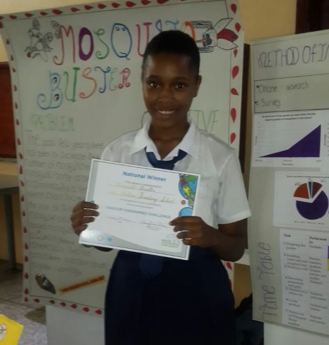 Francois is a student of the St. Martin Primary School