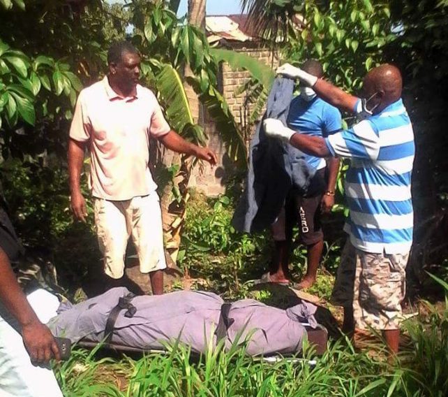 The body was discovered by a resident. Photo credit: weefmgrenada.com