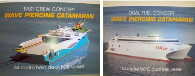 Concept ferries for the project 