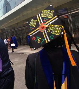 PHOTO OF THE DAY: Representing Dominica at Monroe College graduation