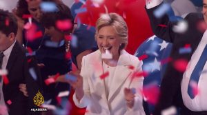 Hillary Clinton makes history accepting Democratic nomination
