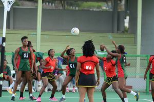 PHOTO: Dominica defeats St. Kitts in regional netball match