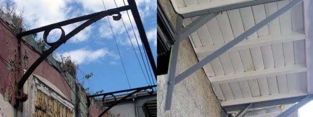 The photographs of balcony supports in Roseau, say it all.  The blacksmith that made the magnificent wrought iron bracket was very likely illiterate whereas the architect that added the angle iron contraption very likely has a college degree.  