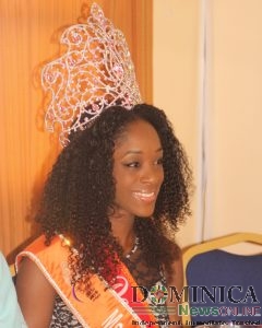 Miss Jaycees 2016 Tasia Floissac welcomed to Dominica