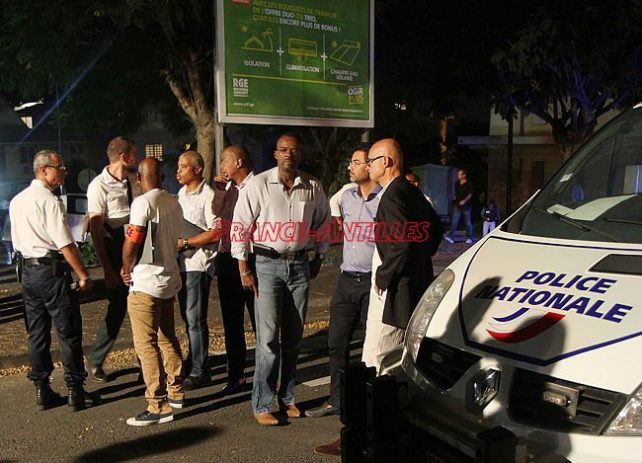 French officials at the scene of the crime. Photo Credit: France-Antilles 