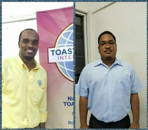 Nature Isle Toastmasters Club inducts two new members