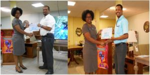 BUSINESS BYTE: Unicomer Dominica recognizes staff;donates to RF Home Care