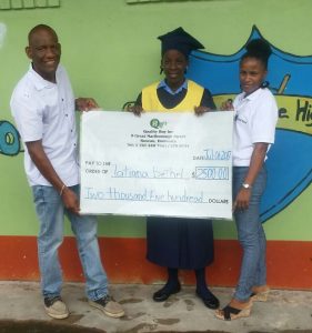 Another Jones Beaupierre Primary School student receives QB Rentals scholarship