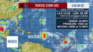 BREAKING NEWS: Tropical Storm Jose forms in Atlantic