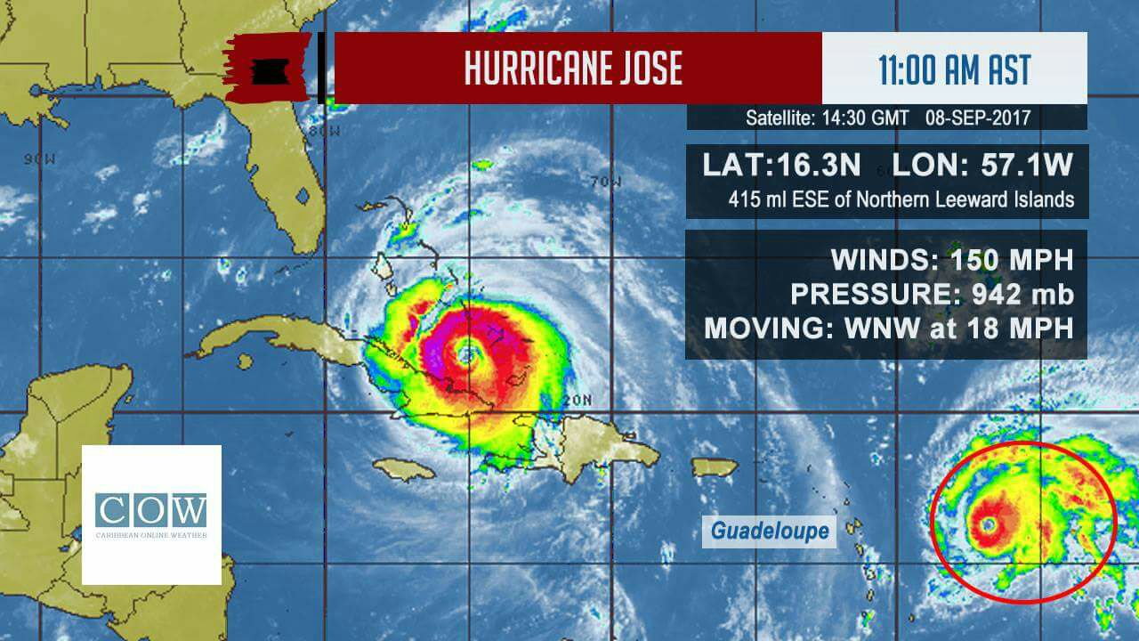 Jose now a Category 4 hurricane Dominica News Online