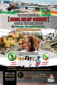 Relief Concert in Canada