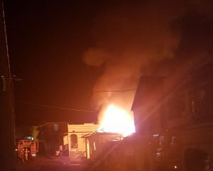 UPDATE: House on fire in Roseau