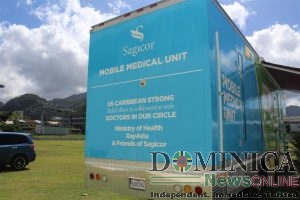 Sagicor donates Mobile Medical Unit to Dominica
