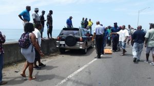 BREAKING NEWS: Serious accident under Canefield Cliff