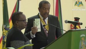 UPDATE: Charles Angelo Savarin sworn-in as President; says first term was rewarding