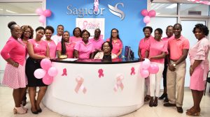 BUSINESS BYTE: Sagicor Life Eastern Caribbean Inc turns pink for Breast Cancer Awareness Month