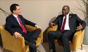 PM Skerrit holds bilateral meeting with Venezuelan Foreign Minister