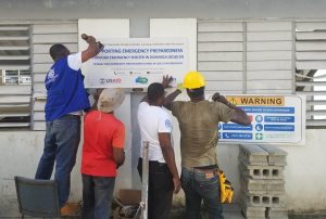 IOM partners with government to repair emergency shelters