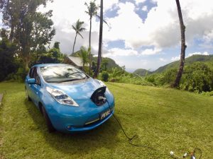Dominica’s only electric car on the road 
