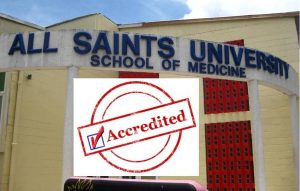 All Saints School of Medicine receives ACCM accreditation