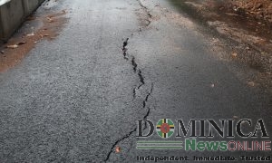 COMMUNITY REPORT: Crack in the Wakama Road at Castle Bruce