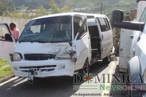 Two taken to hospital following accident at Canefield