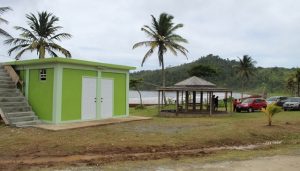 Castle Bruce tourism product enhanced with bathroom facility