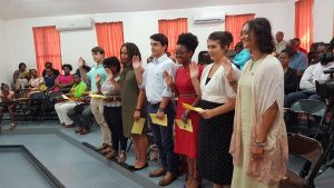 Seven new Peace Corps volunteers to assist in the area of literacy in schools