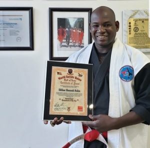 Dominican awarded by World Karate Union