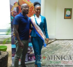 Miss Dominica contestant, Primrose David, receives full sponsorship from Preconco Ltd