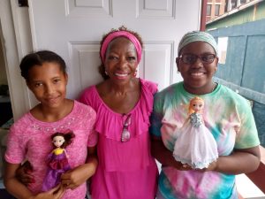 Eight young ladies benefit from doll decorating program