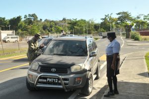 ‘THANK YOU’ FRONTLINE WORKERS: The Dominica Police Force