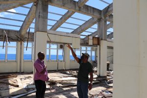 Rehabilitation works begin on the Roseau Fisheries Complex facility