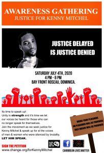 Awareness Gathering: Justice for Kenny Mitchel