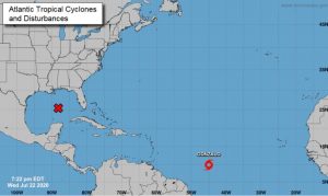 WEATHER UPDATE: TS Gonzalo expected to become hurricane by Thursday, projected to pass 200 miles south of Dominica throughout Saturday