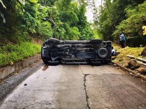 Accident in Fond Canie