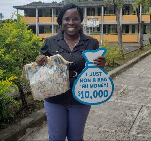 BUSINESS BYTE: Grand Bay primary school teacher wins final Flow ‘Bag ‘Ah Money’