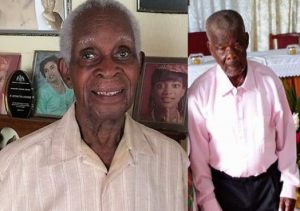 HIGHLIGHTING ELDERLY: Centenarians Reuben Hesketh Casimir & Joseph Charles