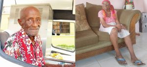HIGHLIGHTING THE ELDERLY: Centenarians Oscar Joseph known as ‘Mr. Popeye’ and Philomene Goodall