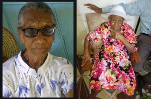 HIGHLIGHTING THE ELDERLY: Centenarians Elizabeth Auguiste & Gwendolyn Magloire