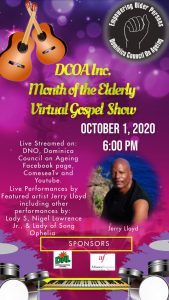 Dominica Council Of Ageing hosts Virtual Gospel Concert to celebrate month of the elderly