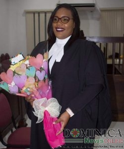 Kayla Jean Jacques is Dominica’s newest attorney-at-law
