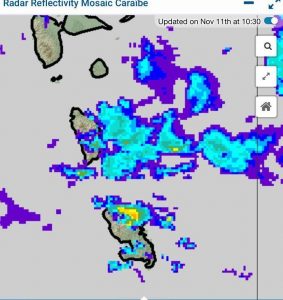 WEATHER UPDATE (12:00 PM, Nov 11): Flood warning for Dominica downgraded to flood watch
