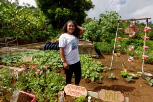 Anette Sanford announces backyard garden competition winners; seeks to restore confidence in subsistence farming