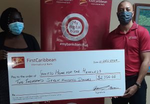 CIBC Firstcaribbean brings cheer to the Grotto Home for the homeless