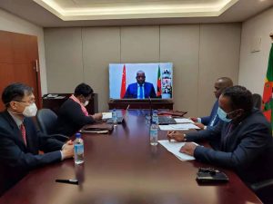 Dominica co-chairs special meeting on COVID-19 among China and Caribbean countries